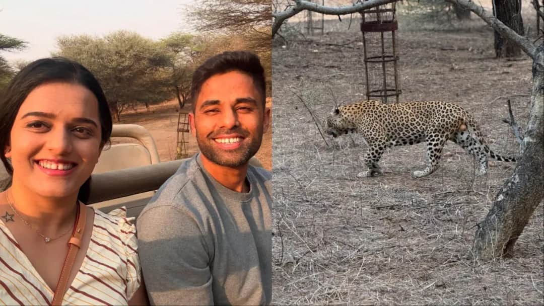 SKY with his wife seeing Leopard 