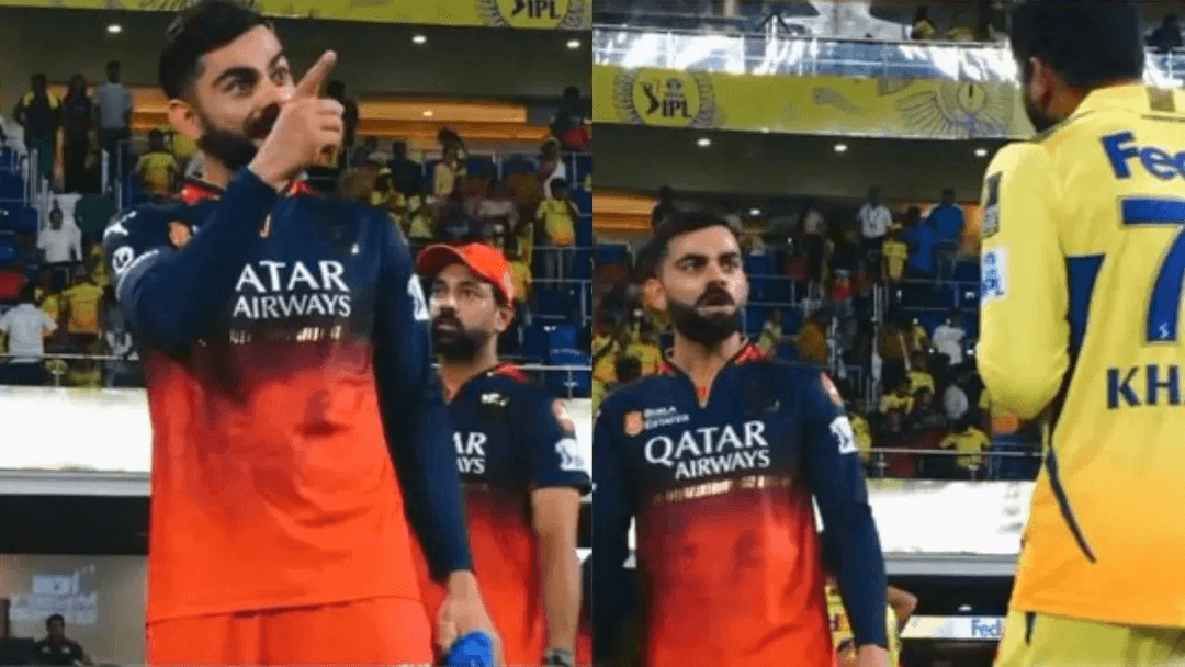 Virat Kohli and Khaleel Ahmed