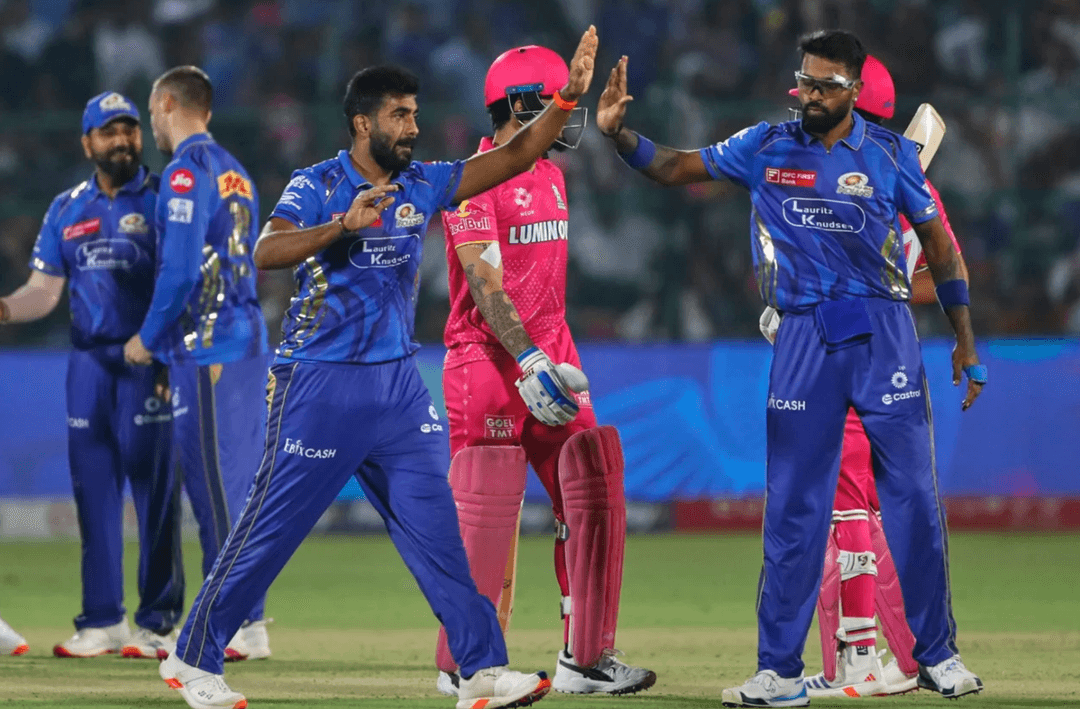 Bumrah narrowly missed a hat-trick in the first 10 overs