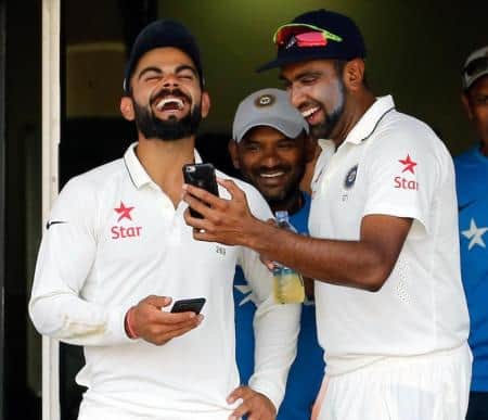 Ashwin and Virat
